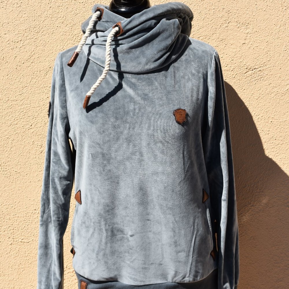 Velvet Naketano Cowl Neck Sweatshirt Size Large